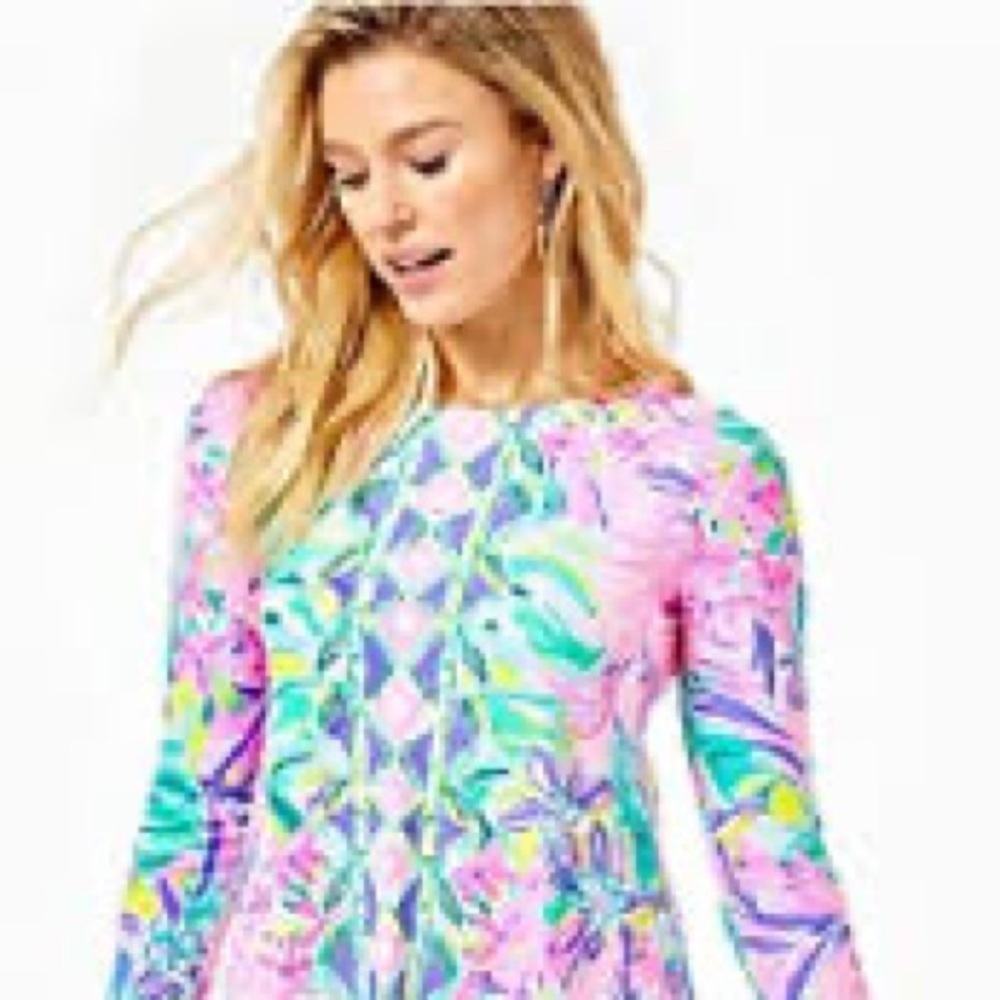 Lilly Pulitzer Ophelia Swing Dress It Was All A Dream Size L